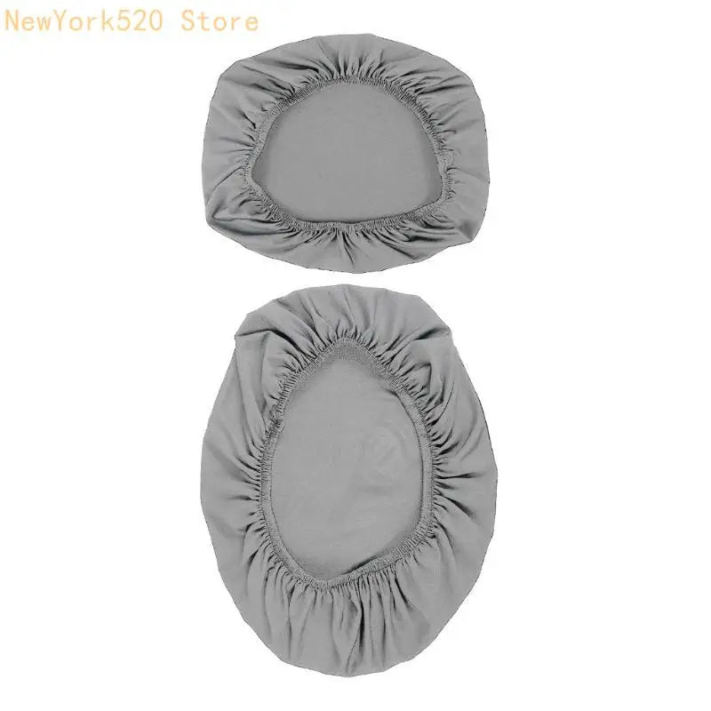 2PCS Toilet Lid & Tank Dustproof Cover Set – Polyester