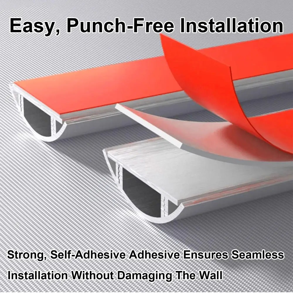 Self-Adhesive Floor Cord Cover – PVC Wire Hider for Home & Office