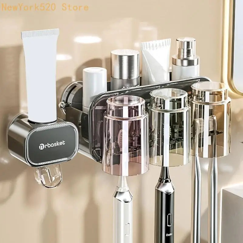 Toothpaste Tube Squeezer with Suction Cup – No-Drill Mount