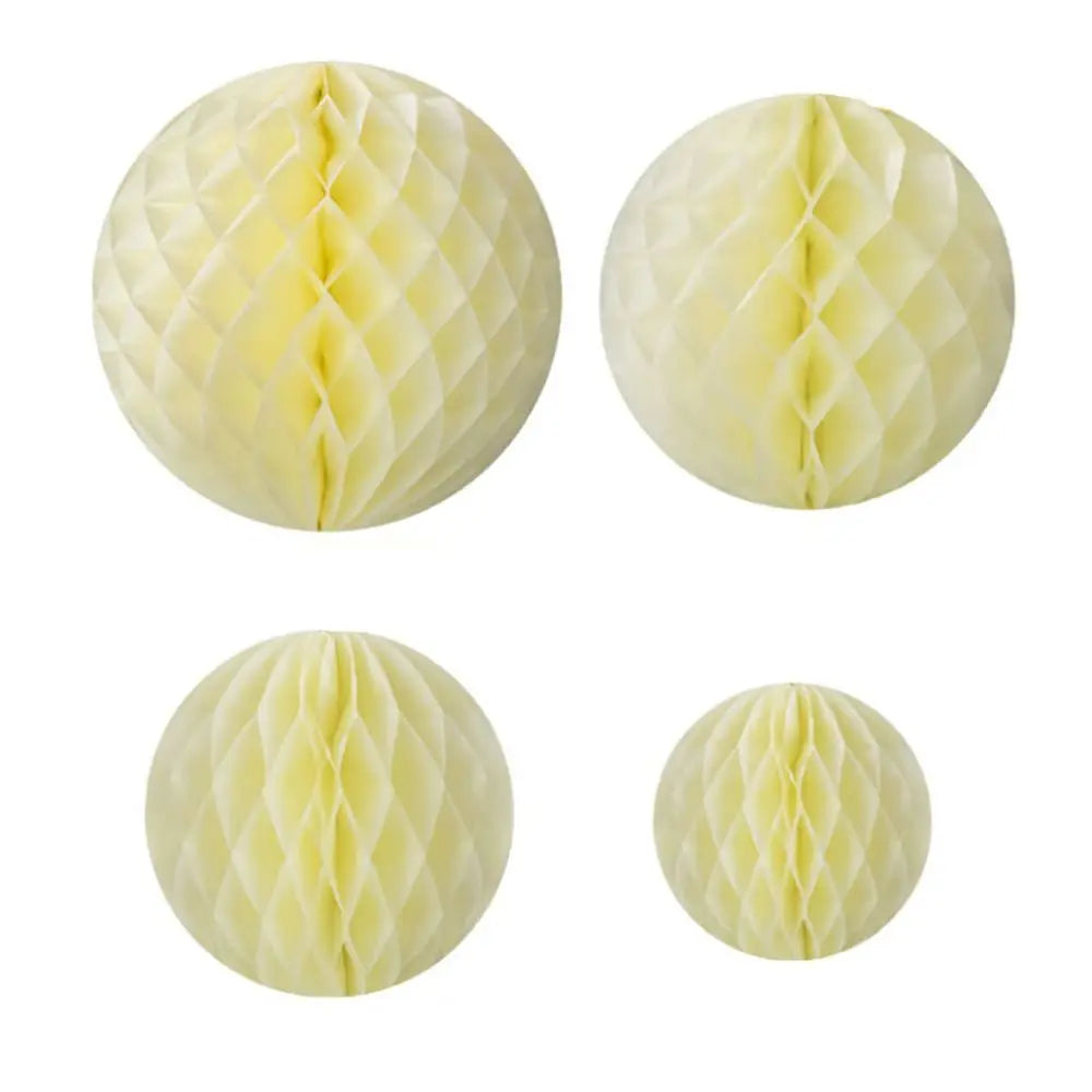 Red Honeycomb Tissue Paper Lantern Balls – Party & Wedding Decor