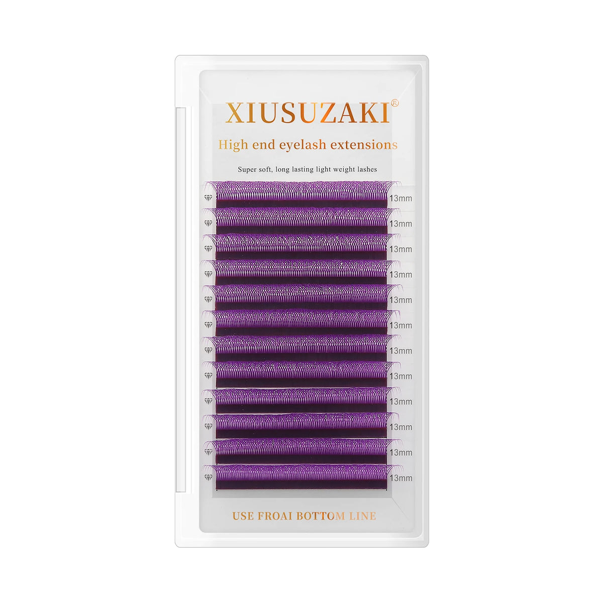 XIUSUZAKI Colorful 3D W Shape Volume Fan Lash Extensions