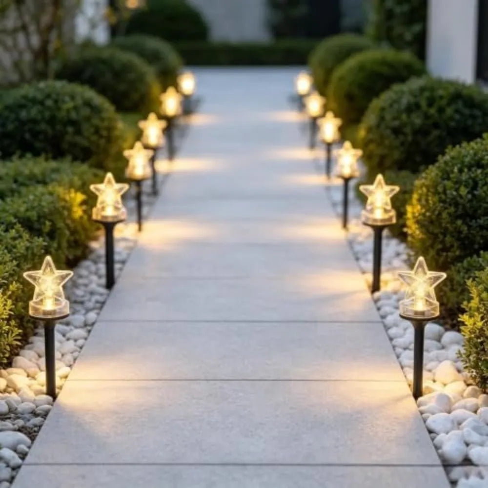 Solar Bubble Ball Ground Stake String Lights – Garden Décor