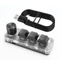 RGB Mechanical Macropad 3 or 4 Key Hotswap USB Knob Keyboard
