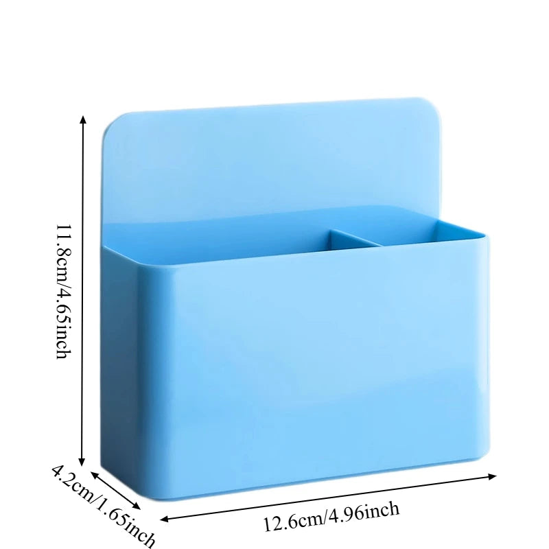 Magnetic Fridge Storage Box – Transparent Organizer & Pen Holder