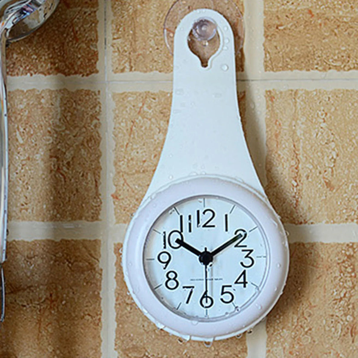 Water Resistant Silent Wall Clock – Kitchen & Bathroom Hanging Clock