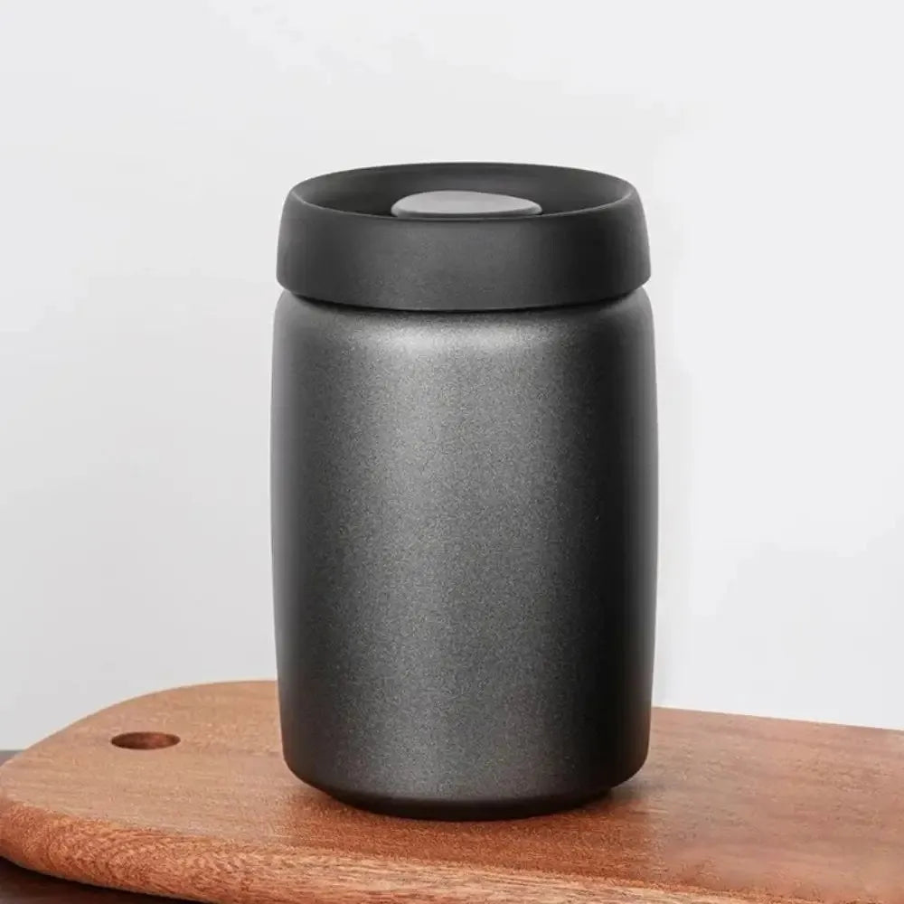 Vacuum Sealed Stainless Steel Coffee Bean Jar 400–1200ml
