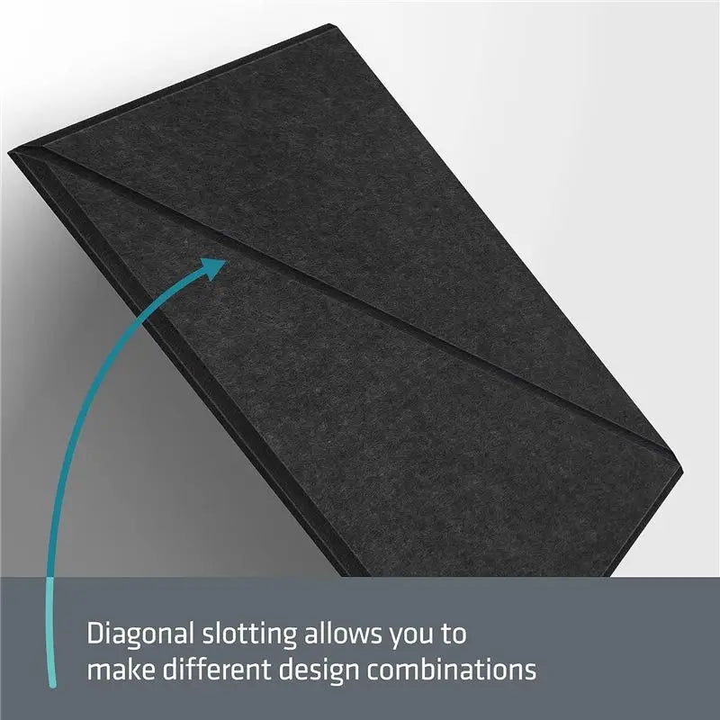 12-Pack 12x12" Acoustic Panels Decorative Soundproofing Wall Tiles