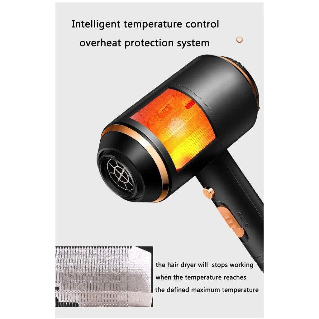 Kemei KM-8896 4000W Professional Ionic Hair Dryer – 3 Heat Settings