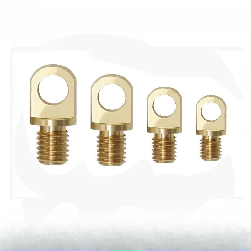 Brass Eye Bolt Lifting Ring M3–M10 10PCS Copper Ear Screw Hardware