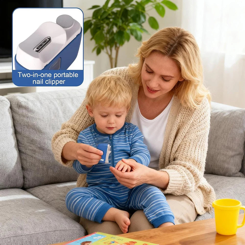 Automatic Electric Nail Trimmer & Grinder – Safe for Kids & Seniors