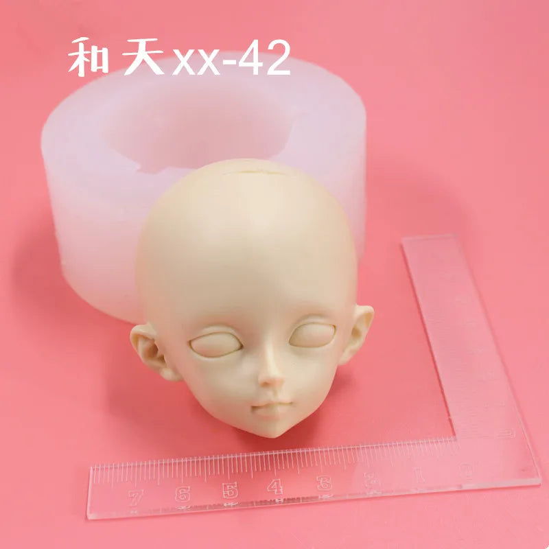 Silicone Clay Face Mold – Fondant & Pottery Sculpting Tool