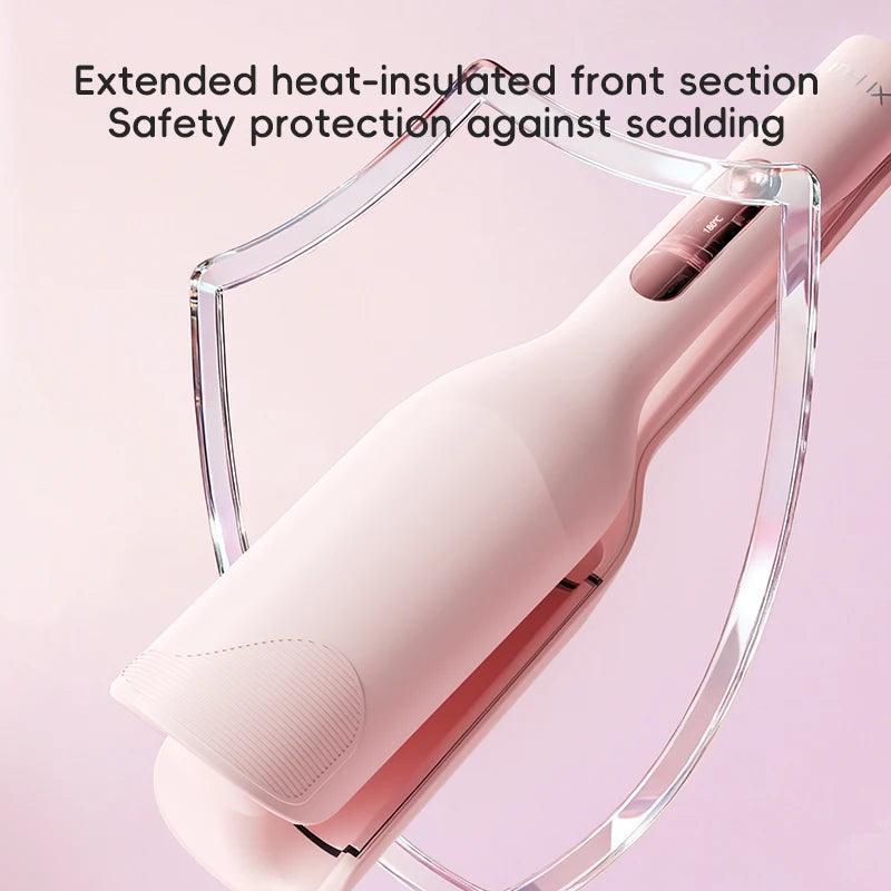 Deep Wave Hair Crimper – Dual Voltage Double Barrel Waver