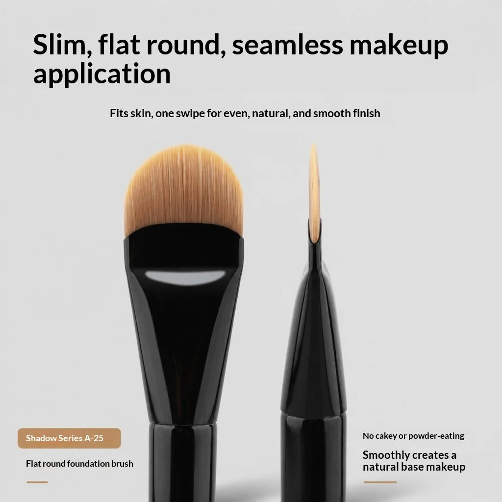 Oval Foundation Brush – Synthetic Bristles, Flawless Coverage