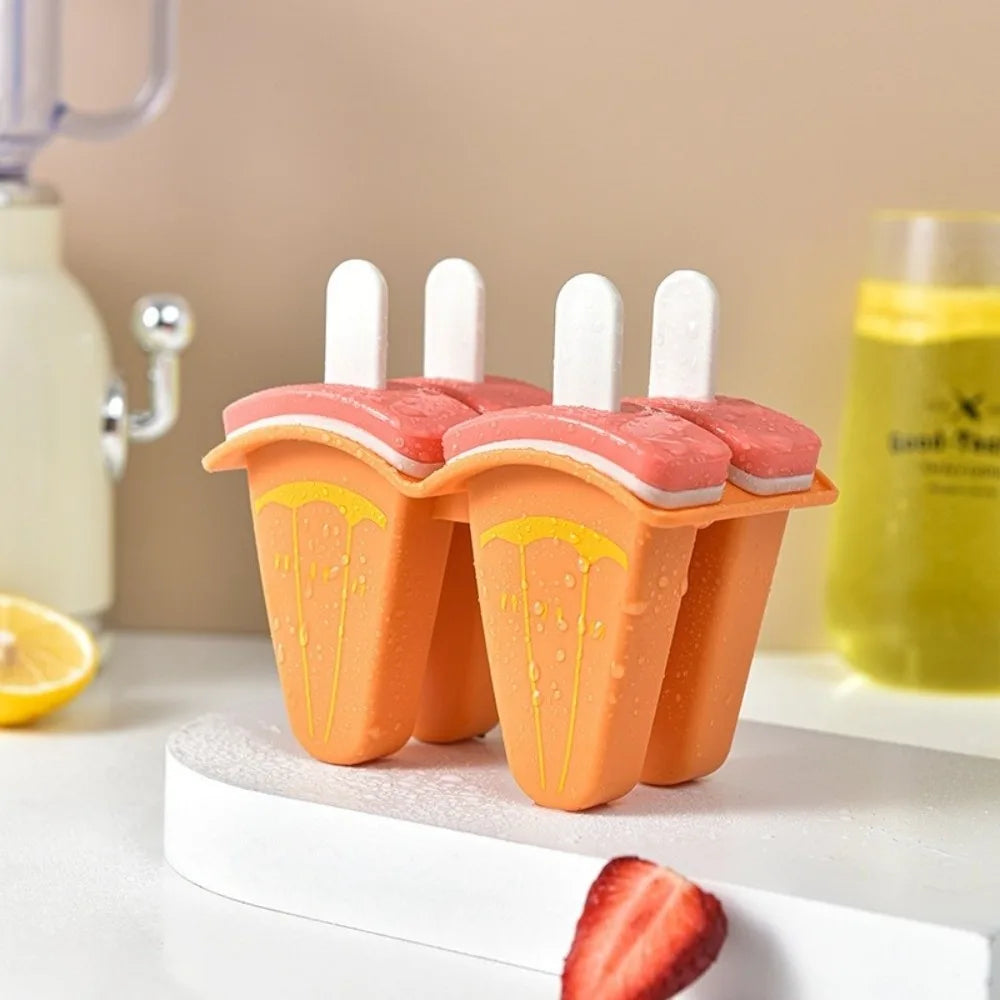 Watermelon Popsicle Molds 4/6 Grid Reusable Food-Grade DIY