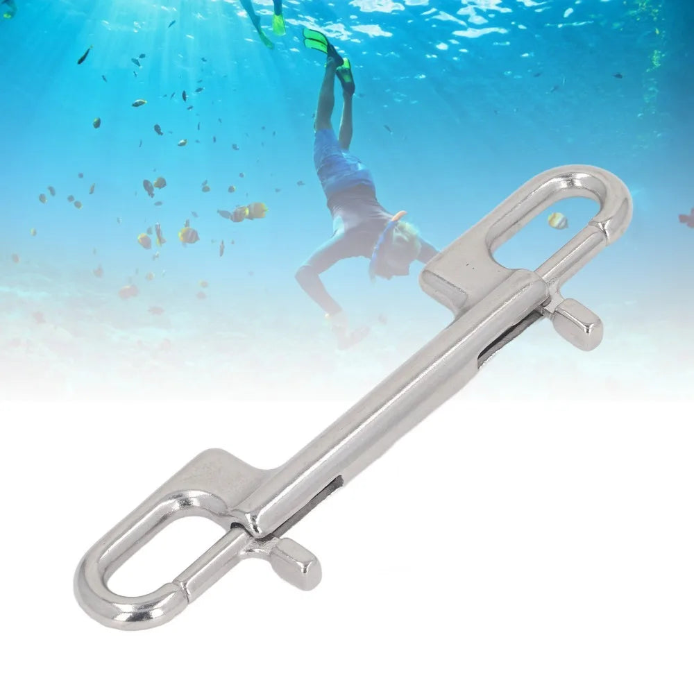 316 Stainless Steel Double Ended Bolt Snap Hook | Diving Clips