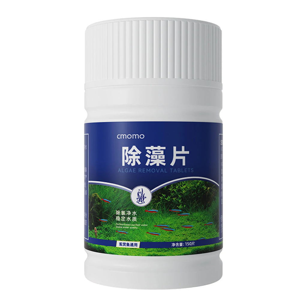 Algae Removal Tablets for Fish Tank – 150 Aquarium Cleaner Tabs
