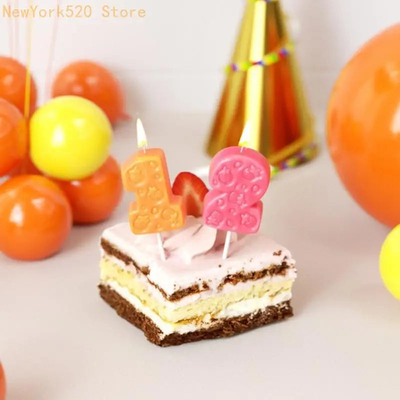 Strawberry Number Silicone Mold for Resin, Soap & Baking