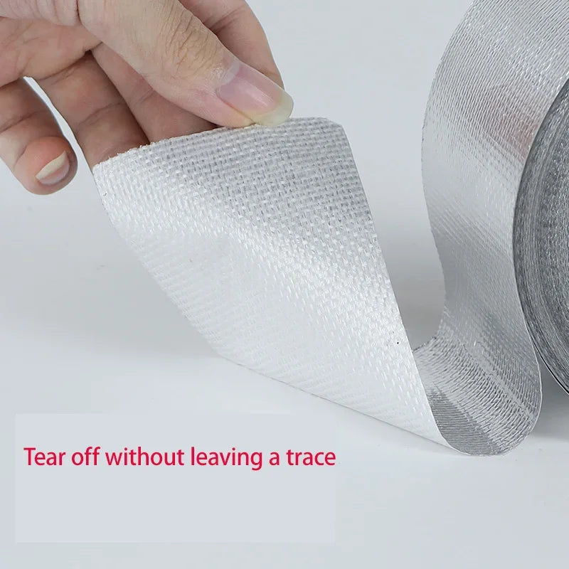 Fiberglass Cloth Aluminum Foil Tape – High Temp Flame Retardant