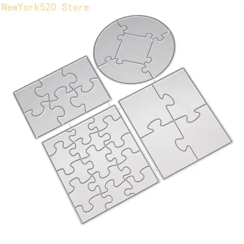 Puzzle Metal Cutting Die Stencil for Scrapbooking & Cards