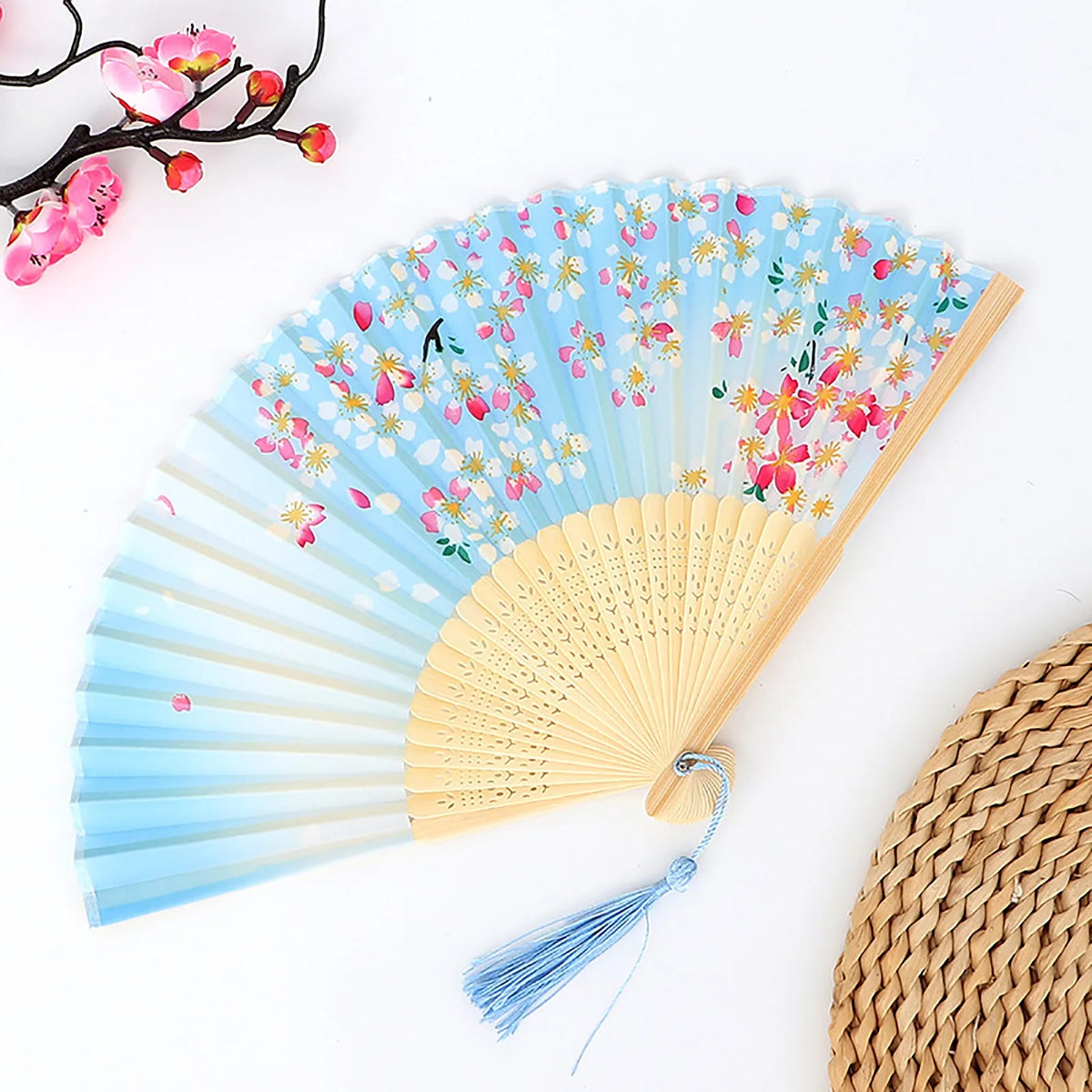 Vintage Folding Hand Fan – Chinese Dance & Home Décor Gift