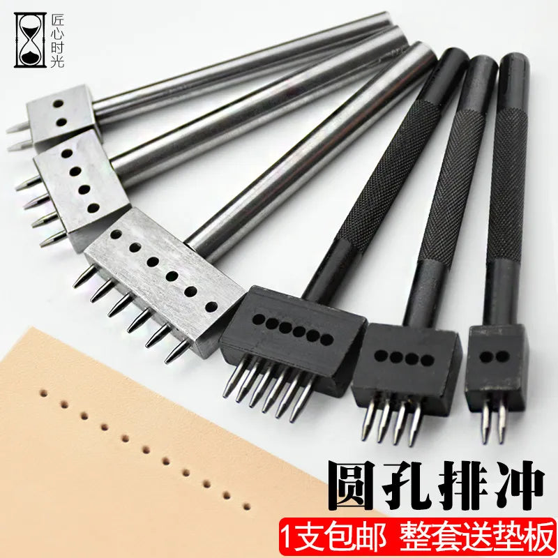Leather Round Hole Punch Set – Multi-Hole DIY Strap & Seam Tool