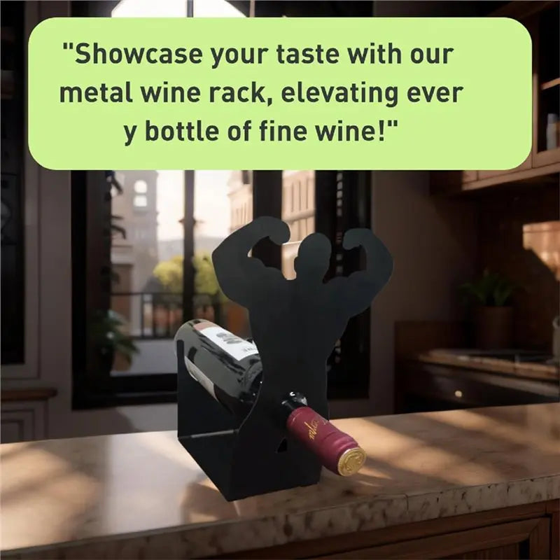 Freestanding Acrylic Wine Holder Rack – Funny Table Centerpiece