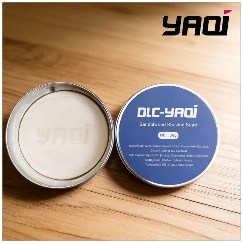 YAQI 80g Men's Shaving Soap – Wet Shave Grooming Essential