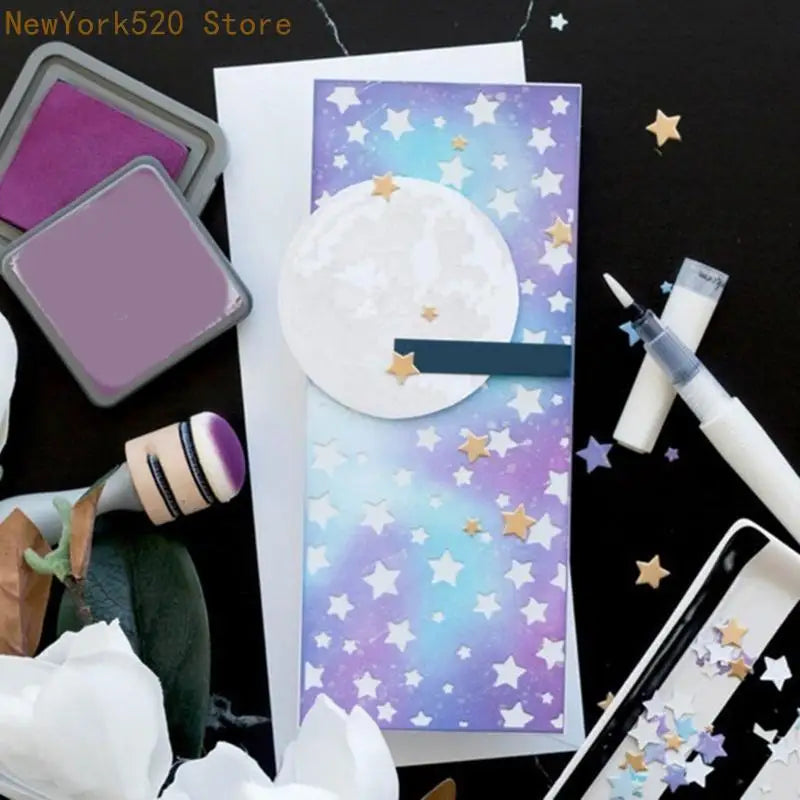 Star Background Metal Cutting Die for Scrapbooking & Cards