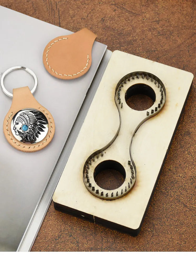 DIY Leather Die Cutting Tool – Key Ring, Bookmark & Gear Shapes