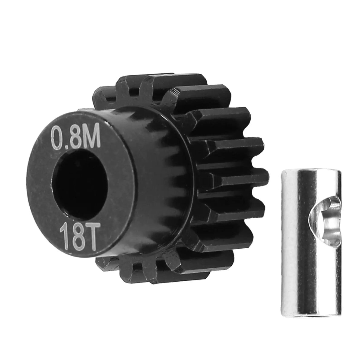 5pcs M0.8 32P Steel RC Car Pinion Gear Set | 1/10 Scale