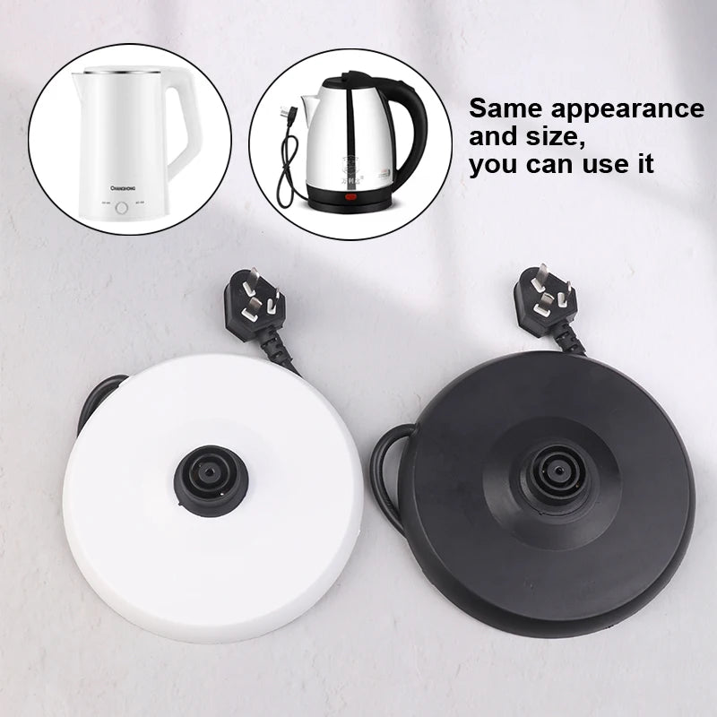 Universal Electric Kettle Replacement Base with Built-In Cable