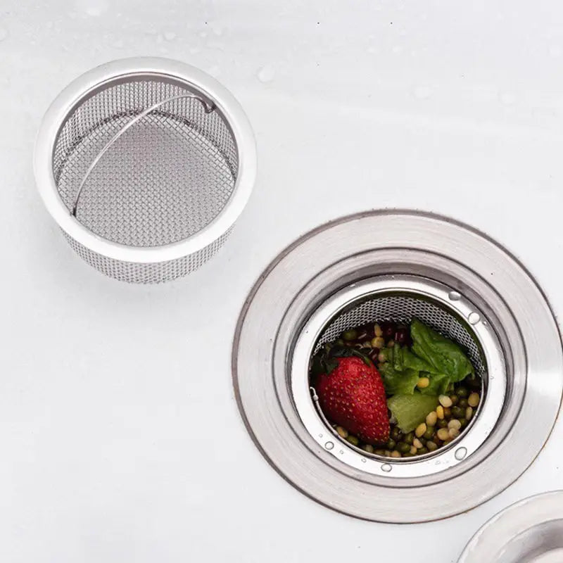 Stainless Steel Kitchen Sink Strainer & Drain Filter Basket
