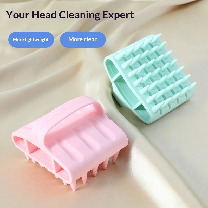 Silicone Scalp Massager Shampoo Brush | Hair Washing Comb