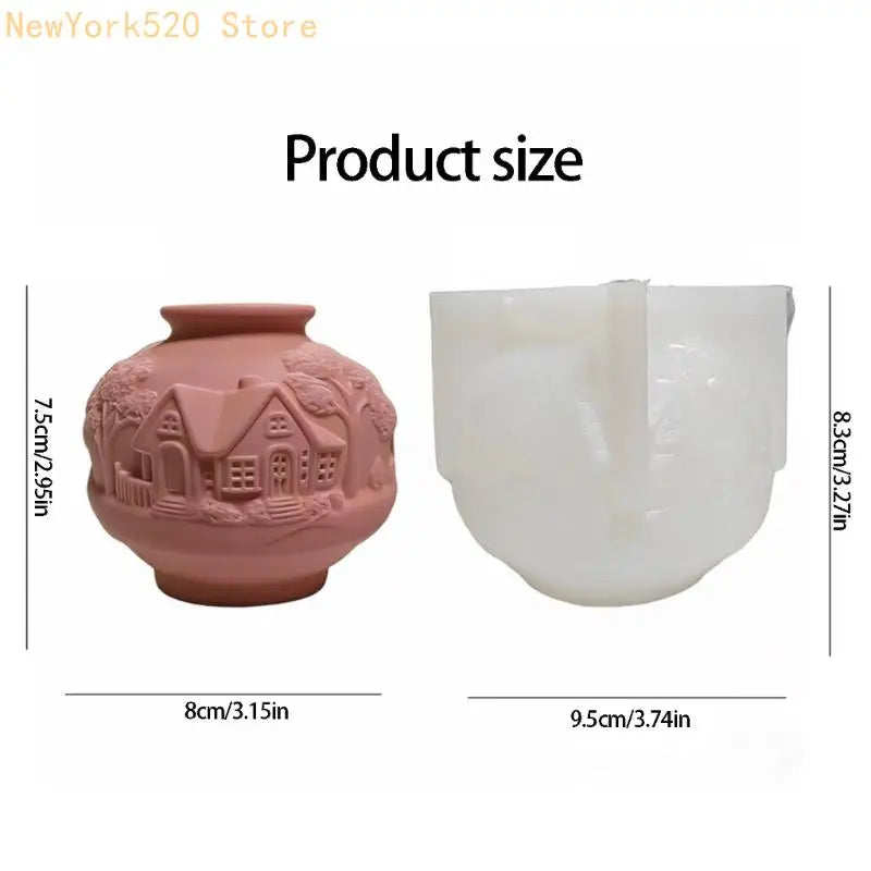 Silicone Tree Cabin Mold – Handmade Soap & DIY Crafts