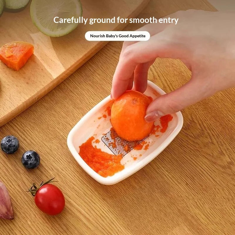Manual Ginger Garlic Grater with Tray – Vegetable Grinder