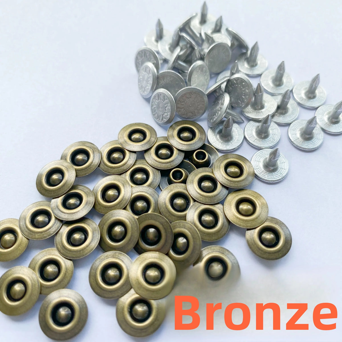 YKK RT42-15L All-Copper Rivets Bumping Nails 10 Sets