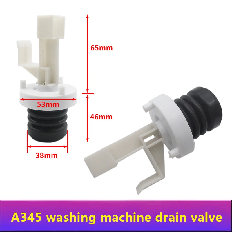 Washing Machine Drain Valve Plug Spool Spring Fitting