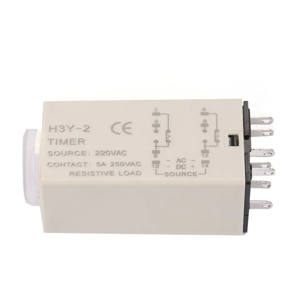 H3Y-2 Delay Timer Relay AC 220V 10s 8-Pin Time Relay