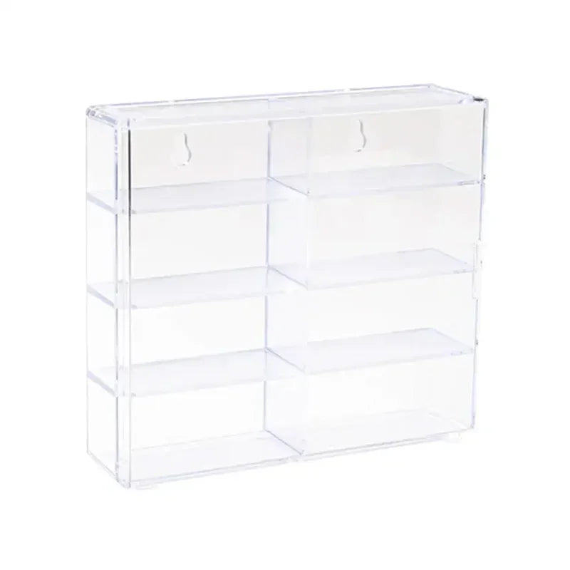 1:64 Car Model Display Box – 8-Grid Acrylic Stackable Case