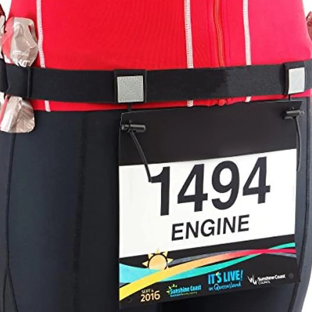 Race Belt with Bib Number Holder – Triathlon Running Belt