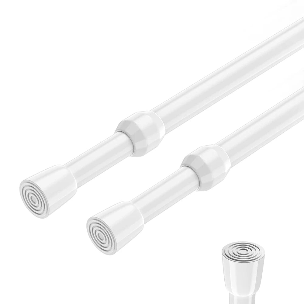 Tension Rod 40–150cm No-Drill Extendable Spring Curtain Pole