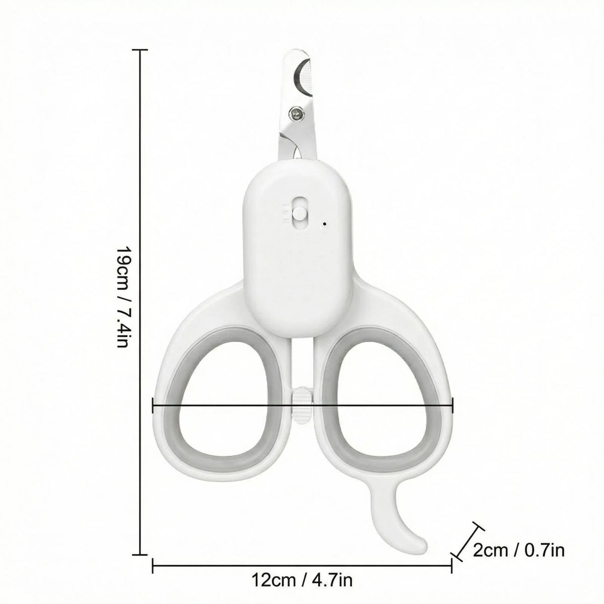 LED Pet Nail Clippers USB Rechargeable with Light – Dogs & Cats