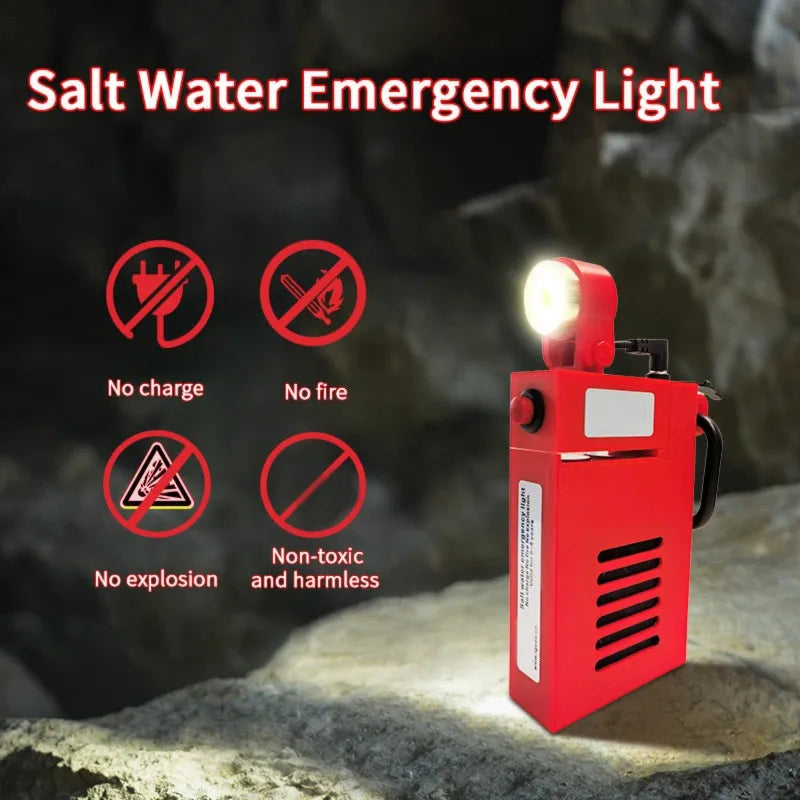 VIBE Salt Water LED Lamp – Battery-Free Camping & Emergency Light