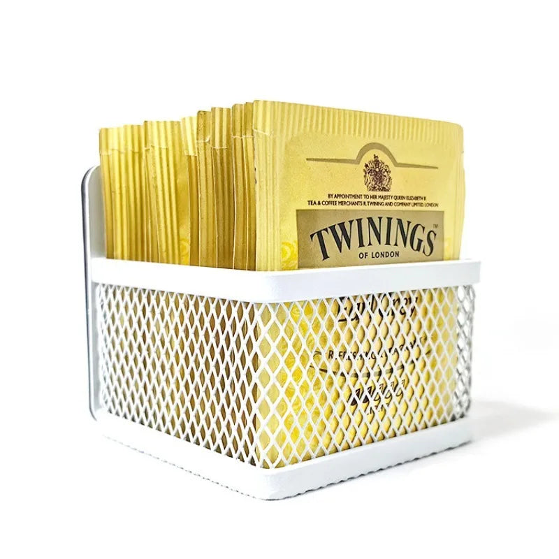 Large Capacity Metal Tea Bag Storage Rack – 3 Colors