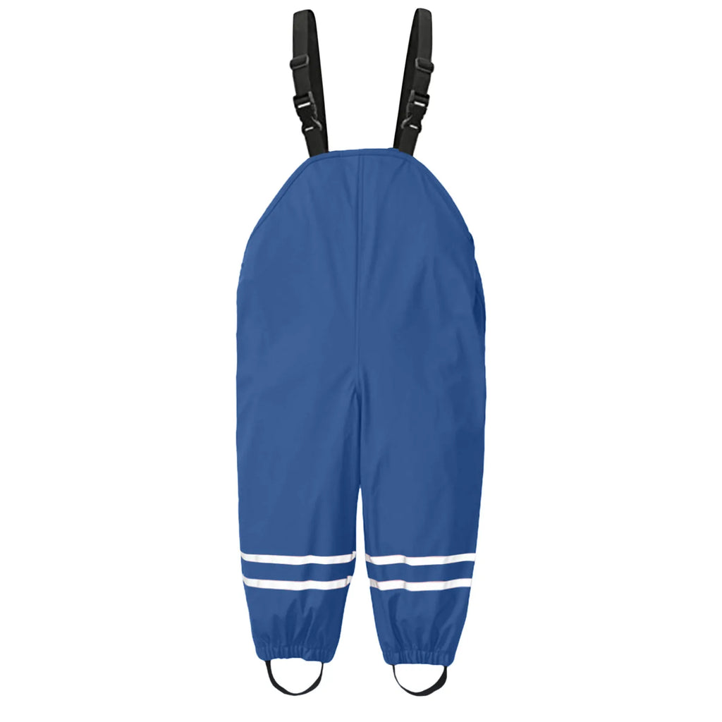 Kids Waterproof Rain Dungarees Windproof Overalls Ages 1–6