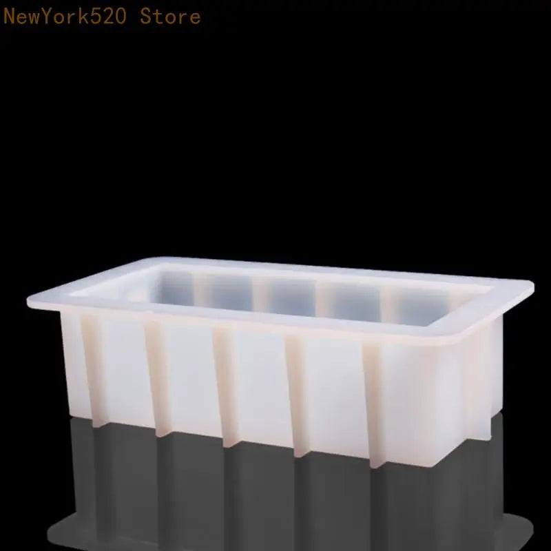 Silicone Rectangular Soap Loaf Mold – 9.5x5in Handmade Mould