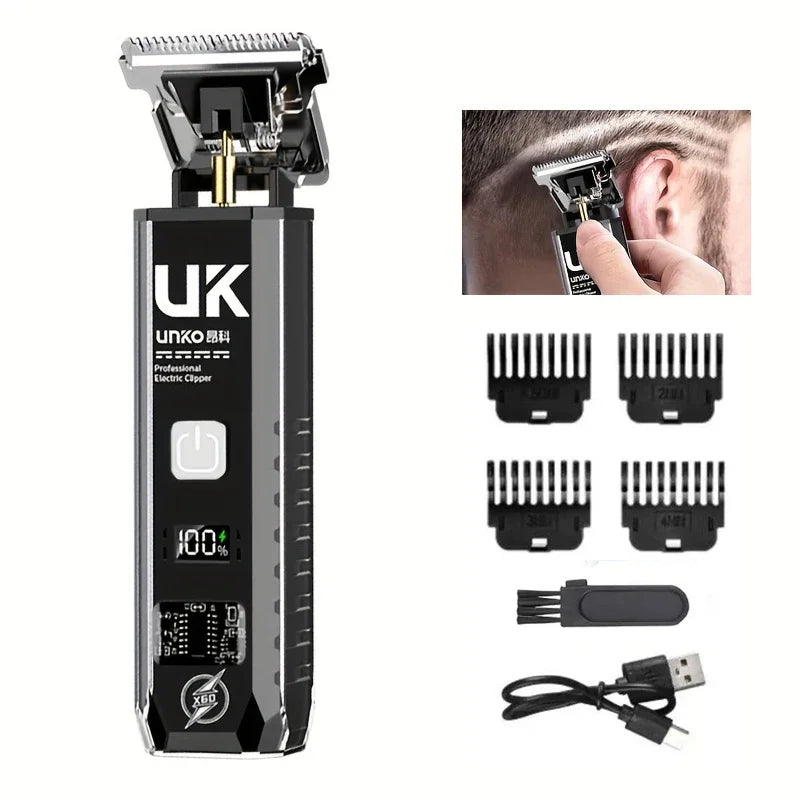 XMSJ Cordless Hair Clipper USB Fast Charging Trimmer & Shaver