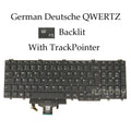 Backlit AZERTY QWERTZ Keyboard for Dell Latitude 5500–5511