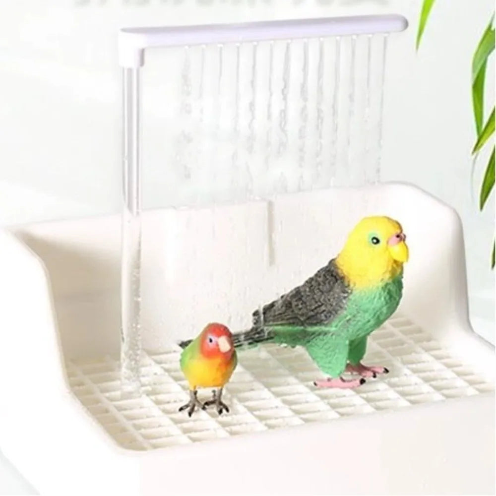 Parrot Shower Basin with Auto Water Circulation & USB Power