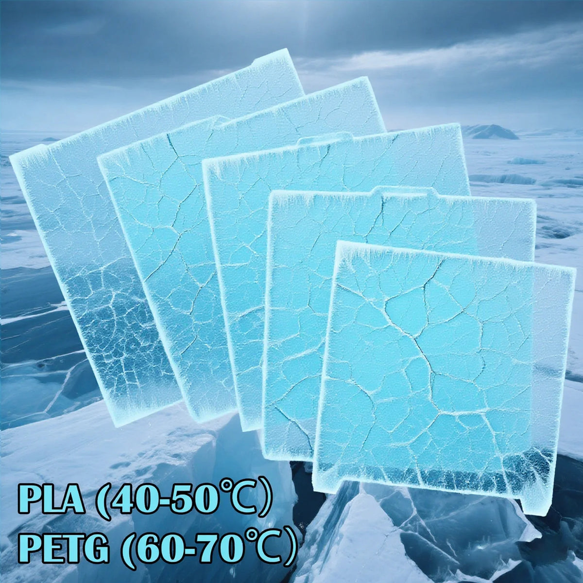 Glacier Cold Plate for Bambu Lab Anycubic Creality Elegoo Printers